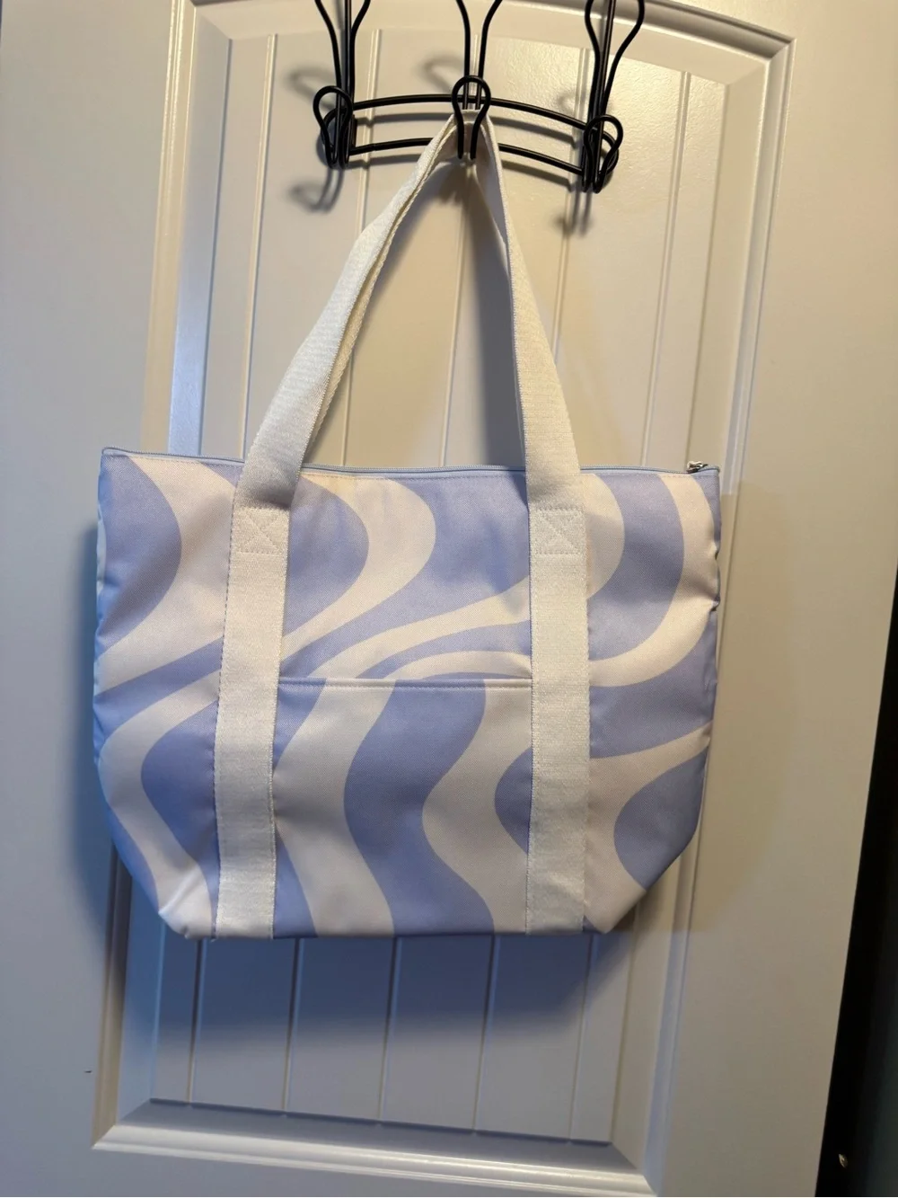Ulta Beauty Blue & White Wave Canvas Tote